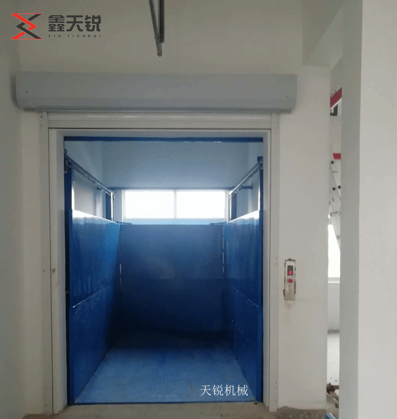 西藏上货专用导轨式升降货梯